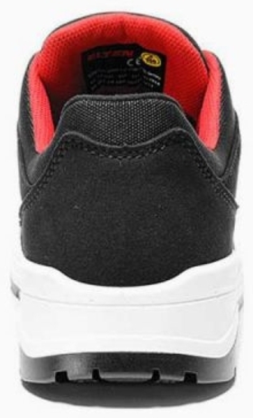 ELTEN-Footwear, S3-Arbeits-Berufs-Sicherheits-Schuhe, Halbschuhe, Maverick Black Low, Esd, schwarz