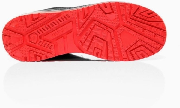 ELTEN-Footwear, S3-Arbeits-Berufs-Sicherheits-Schuhe, Halbschuhe, Maverick Black-Red Low, Esd, schwarz/rot