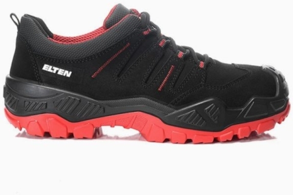 ELTEN-S3-Sicherheitshalbschuh, QUENTIN black-red low, ESD, schwarz-rot