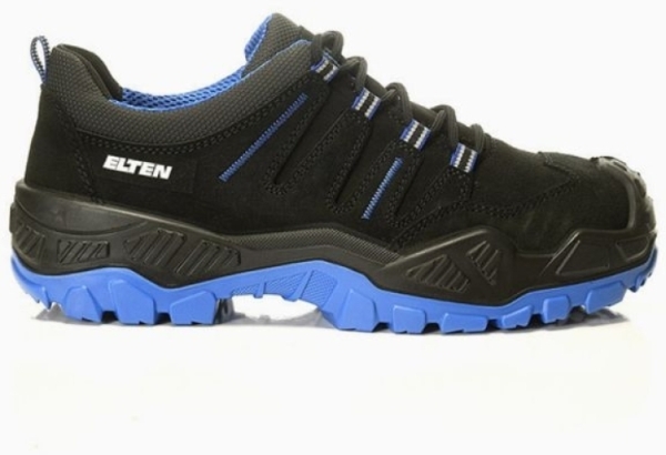 ELTEN-S3-Sicherheitshalbschuh, QUENTIN black-blue low, ESD, schwarz-blau