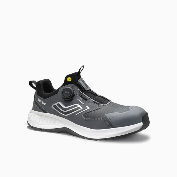 ELTEN Sicherheitshalbschuh, CYCLONE XXSW BOA® grey Low ESD S1PS