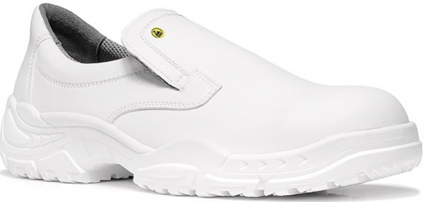 ELTEN-Footwear, S2-Arbeits-Berufs-Sicherheits-Schuhe, Slipper, WHITE SLIPPER LOW ESD, weiß