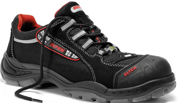ELTEN-Footwear, S3-Arbeits-Berufs-Sicherheits-Schuhe, Halbschuhe, SENEX PRO ESD, mit Überkappe, schwarz