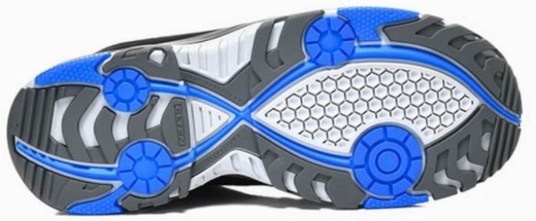 ELTEN-Footwear, S1-ERGO-ACTIVE-Arbeits-Berufs-Sicherheits-Schuhe, Halbschuhe, IMPULSE EA Low, ESD, Fußtyp 3, blau
