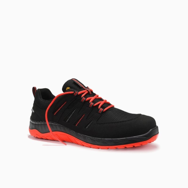 ELTEN Sicherheitshalbschuh, MADDOX Compo black-red Low ESD S3S