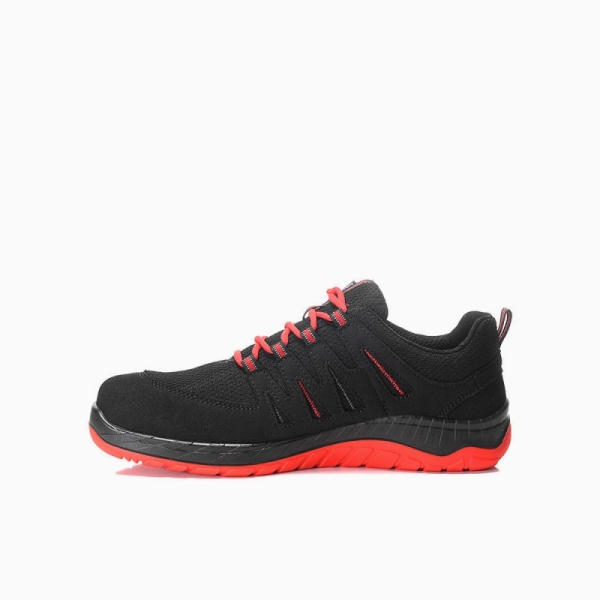 ELTEN Sicherheitshalbschuh, MADDOX Compo black-red Low ESD S3S