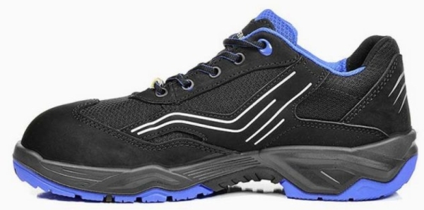 ELTEN-Footwear, S1-Arbeits-Berufs-Sicherheits-Schuhe, Halbschuhe, AMBITION BLUE LOW, ESD, blau