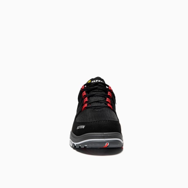 ELTEN-Footwear, S1P-ERGO-ACTIVE-Arbeits-Berufs-Sicherheits-Schuhe, Halbschuhe, WILLIAM Low, ESD, Fußtyp 2, red