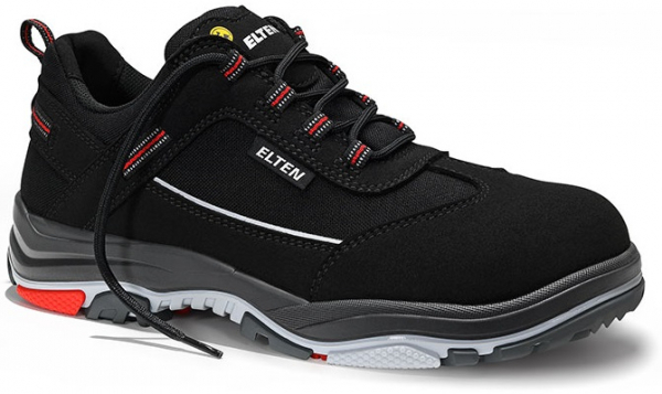ELTEN-Footwear, S3-ERGO-ACTIVE-Arbeits-Berufs-Sicherheits-Schuhe, Halbschuhe, MATTHEW TPU Low, ESD, Fußtyp 1, schwarz