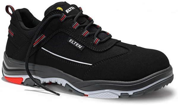 ELTEN-Footwear, S3-ERGO-ACTIVE-Arbeits-Berufs-Sicherheits-Schuhe, Halbschuhe, MATTHEW TPU Low, ESD, Fußtyp 3, schwarz