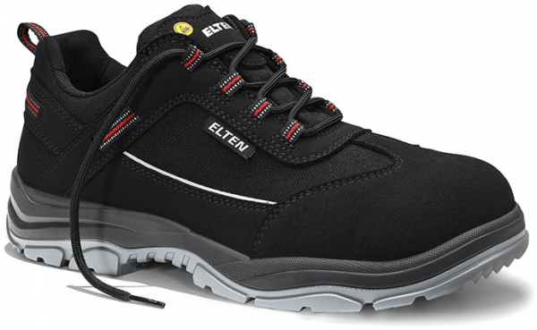 ELTEN-Footwear, S3-ERGO-ACTIVE-Arbeits-Berufs-Sicherheits-Schuhe, Halbschuhe, MATTHEW Low , ESD, Fußtyp 3, schwarz