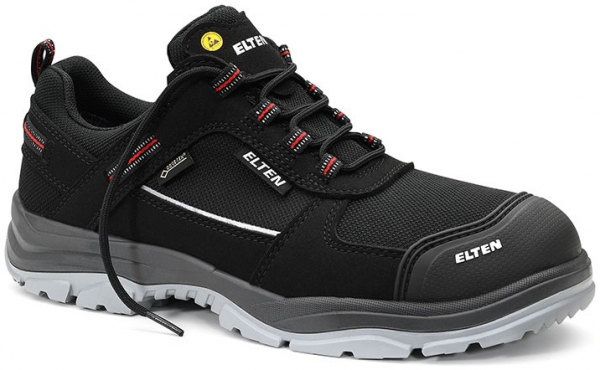 ELTEN-Footwear, S3-ERGO-ACTIVE-Arbeits-Berufs-Sicherheits-Schuhe, Halbschuhe, MATTHEW Pro GTX Low , ESD, Fußtyp 2, schwarz