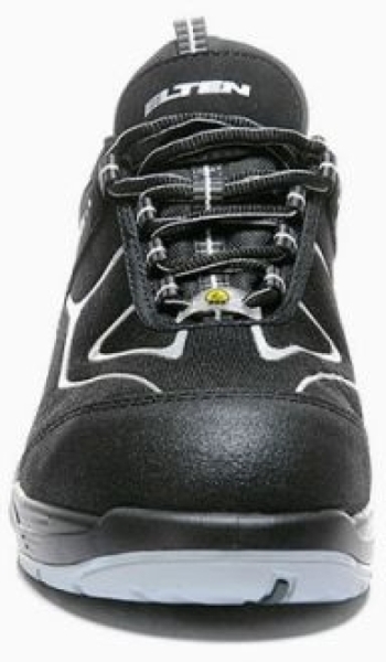 ELTEN-Footwear, S3-Arbeits-Berufs-Sicherheits-Schuhe, Halbschuhe, HORIZON LOW, ESD, schwarz/grau