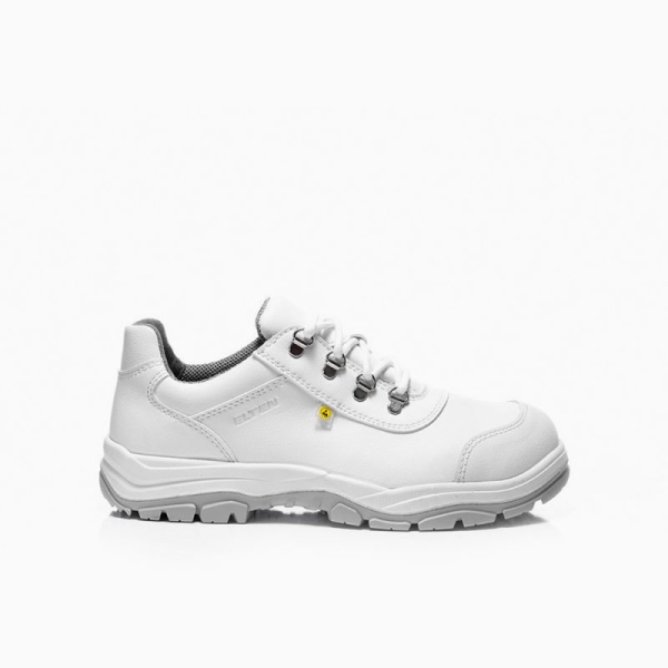 ELTEN-S2-Sicherheitshalbschuh, DEAN RUBBER white low, ESD, Typ 1, weiß