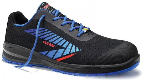 ELTEN-Footwear, S1-Arbeits-Berufs-Sicherheits-Schuhe, Halbschuhe, LARKIN XXSports Low, ESD, schwarz-blau