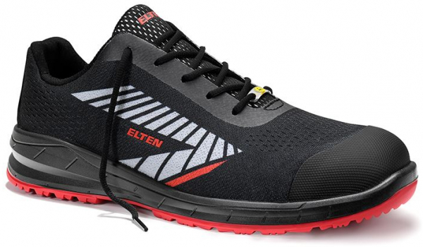 ELTEN-Footwear, S1P-Arbeits-Berufs-Sicherheits-Schuhe, Halbschuhe, LARKIN XX Sports Low, ESD, schwarz-grau
