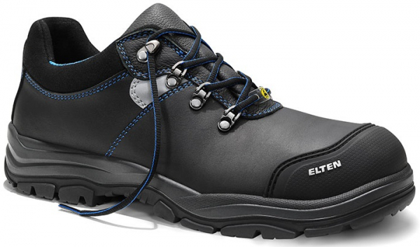 ELTEN-Footwear, S3-ERGO-ACTIVE-Arbeits-Berufs-Sicherheits-Schuhe, Halbschuhe, MASON Pro Rubber Low, ESD, Fußtyp 1, schwarz