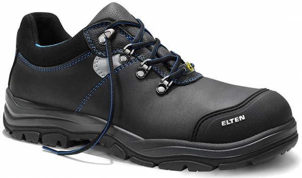 ELTEN-Footwear, S3-ERGO-ACTIVE-Arbeits-Berufs-Sicherheits-Schuhe, Halbschuhe, MASON Pro Rubber Low, ESD, Fußtyp 3, schwarz
