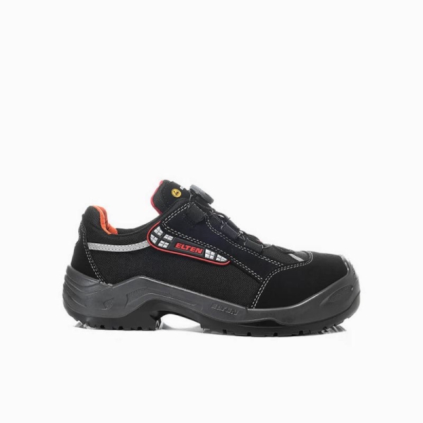 ELTEN-Footwear, S3-Arbeits-Berufs-Sicherheits-Schuhe, Halbschuhe, SENEX BOA ESD, schwarz