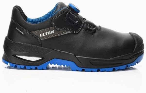 ELTEN-S3-Sicherheitshalbschuh, STEFANO XXSG BOA black-blue low, ESD, schwarz-blau