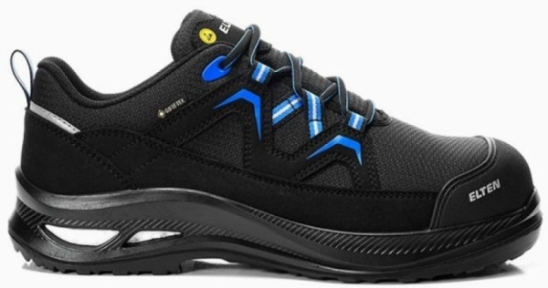 ELTEN-S3-Sicherheitshalbschuh, FRY XXG Pro GTX black-blue low, ESD, schwarz-blau