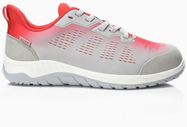 ELTEN-S1-Sicherheitshalbschuh, LUAN grey-red Low ESD S1PS