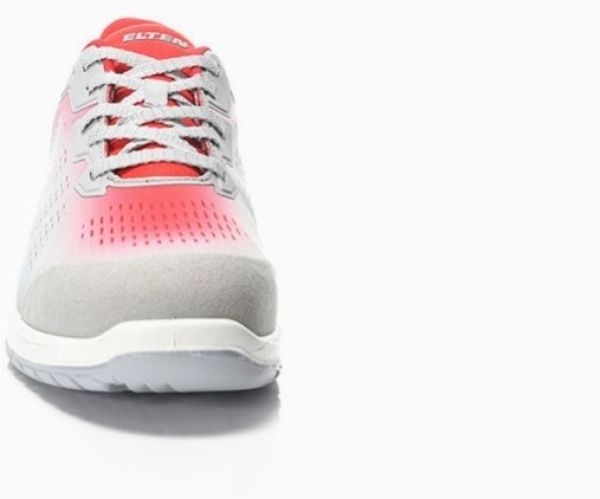 ELTEN-S1-Sicherheitshalbschuh, LUAN grey-red Low ESD S1PS