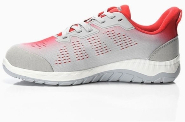 ELTEN-S1-Sicherheitshalbschuh, LUAN grey-red Low ESD S1PS