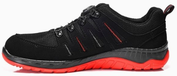 ELTEN-Footwear, S3-Sicherheitsschuhe MADDOX BOA® black-red Low ESD S3, schwarz/rot