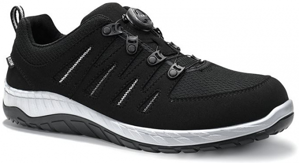 ELTEN-Footwear, S3-Arbeits-Berufs-Sicherheits-Schuhe, Halbschuhe, MADDOX BOA® Low, ESD, schwarz-grau