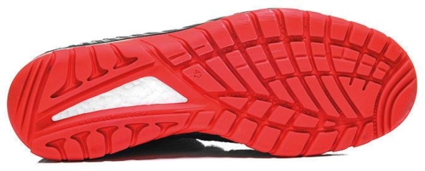 ELTEN-Footwear, S3-Arbeits-Berufs-Sicherheits-Schuhe, Halbschuhe, MADDOX W Low, ESD, schwarz-rot