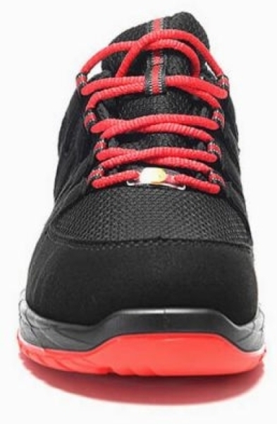 ELTEN-Footwear, S3-Arbeits-Berufs-Sicherheits-Schuhe, Halbschuhe, MADDOX GTX W Low, ESD, CI schwarz-rot