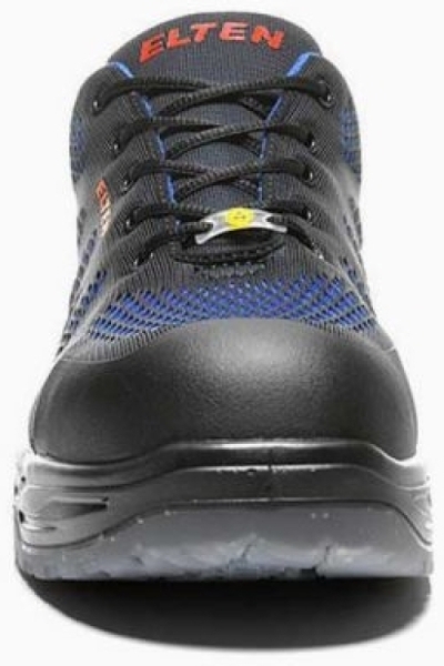 ELTEN-Footwear, S1-Arbeits-Berufs-Sicherheits-Schuhe, Halbschuhe, LOGAN BLUE LOW ESD, schwarz/blau