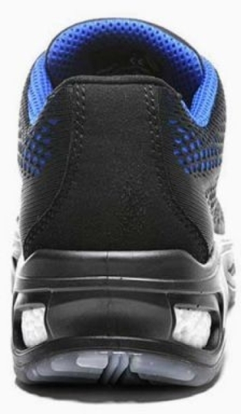 ELTEN-Footwear, S1-Arbeits-Berufs-Sicherheits-Schuhe, Halbschuhe, LOGAN BLUE LOW ESD, schwarz/blau