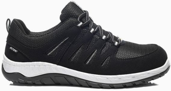 ELTEN-Footwear, S3-Arbeits-Berufs-Sicherheits-Schuhe, Halbschuhe, MADDOX Low, ESD, schwarz-grau
