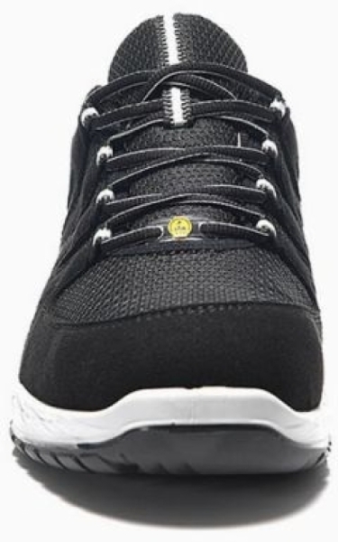 ELTEN-Footwear, S3-Arbeits-Berufs-Sicherheits-Schuhe, Halbschuhe, MADDOX Low, ESD, schwarz-grau