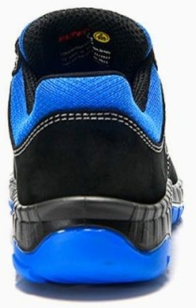 ELTEN-Footwear, S3-Arbeits-Berufs-Sicherheits-Schuhe, Halbschuhe, MALVIN blue Low, ESD, schwarz/blau
