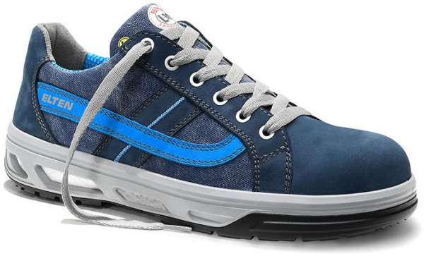 ELTEN-Footwear, S2-Arbeits-Berufs-Sicherheits-Schuhe, Halbschuhe, NEWTON BLUE LOW, ESD, blau