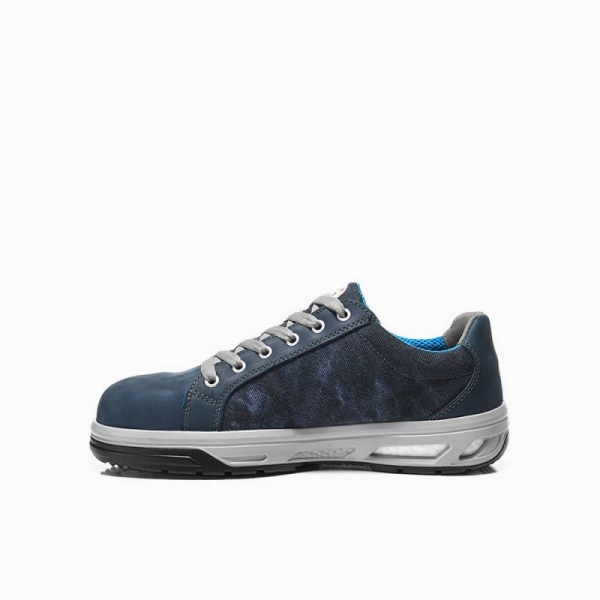 ELTEN-Footwear, S2-Arbeits-Berufs-Sicherheits-Schuhe, Halbschuhe, NEWTON BLUE LOW, ESD, blau