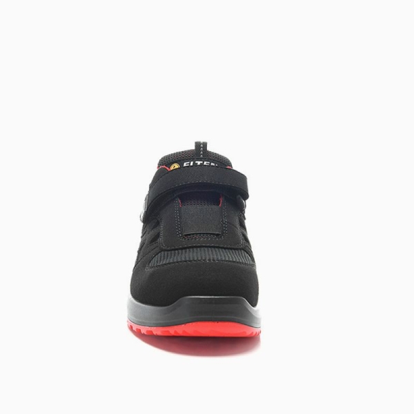 ELTEN-S1P-Damen-Sicherheitssandale, HANNAH XXTL black-red Easy, ESD, Form A, schwarz/rot