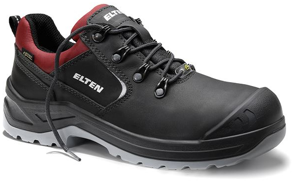 ELTEN-Footwear, S3-Damen-Arbeits-Berufs-Sicherheits-Schuhe, Halbschuhe, LENA GTX Low, ESD,CI schwarz-rot
