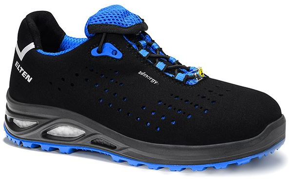 ELTEN-Footwear, S1P-Damen-Arbeits-Berufs-Sicherheits-Schuhe, Halbschuhe, IMPULSE Lady XXTL Low, ESD, schwarz/blau