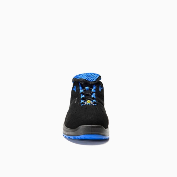 ELTEN-Footwear, S1P-Damen-Arbeits-Berufs-Sicherheits-Schuhe, Halbschuhe, IMPULSE Lady XXTL Low, ESD, schwarz/blau
