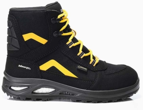 ELTEN-S2-Damen-Sicherheitshochschuhe, TINI XXTL GTX Mid CI, ESD, schwarz/gelb