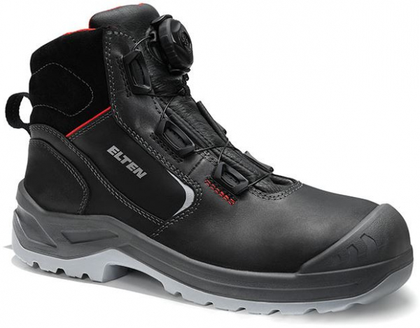 ELTEN-Footwear, S3-Damen-Arbeits-Berufs-Sicherheits-Schuhe, hoch, LENA BOA® Mid, ESD, schwarz