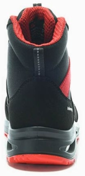 ELTEN-Footwear, S3-Damen-Arbeits-Berufs-Sicherheits-Schuhe, Schnürstiefel, HANNAH XXTL Mid, ESD, schwarz-rot