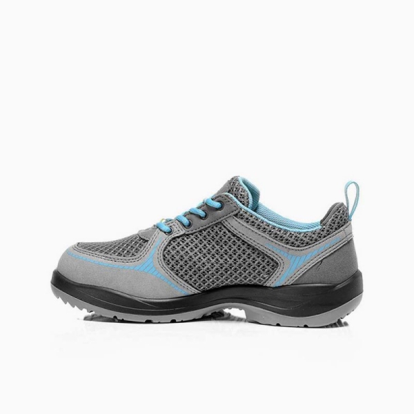 ELTEN-Footwear, S1-Damen-Arbeits-Berufs-Sicherheits-Schuhe, Halbschuhe, MILA LOW ESD, grau