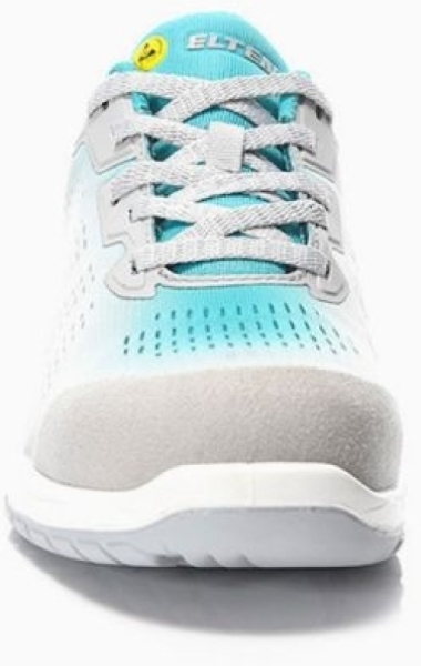 ELTEN-S1-Sicherheitshalbschuh, LUANA grey-turquoise Low ESD S1