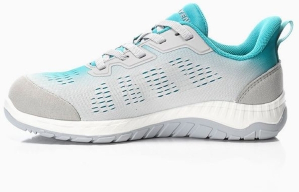 ELTEN-S1-Sicherheitshalbschuh, LUANA grey-turquoise Low ESD S1