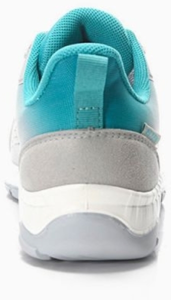 ELTEN-S1-Sicherheitshalbschuh, LUANA grey-turquoise Low ESD S1
